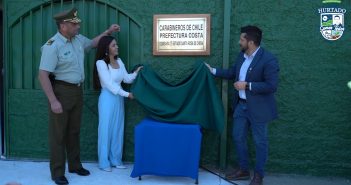 ALCALDE FELIPE MUÑOZ INAUGURÓ LA COMISARÍA TEMPORAL EN EL ESTADIO SANTA ROSA DE CHENA