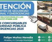 POSTULACIÓN A LOS FONDOS CONCURSABLES DE SEGURIDAD PÚBLICA Y EMERGENCIAS 2025
