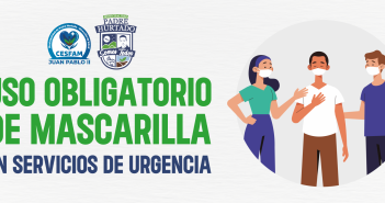 01 DE ABRIL AL 31 DE AGOSTO | USO DE MASCARILLA SERÁ OBLIGATORIO EN LOS SERVICIOS DE URGENCIA