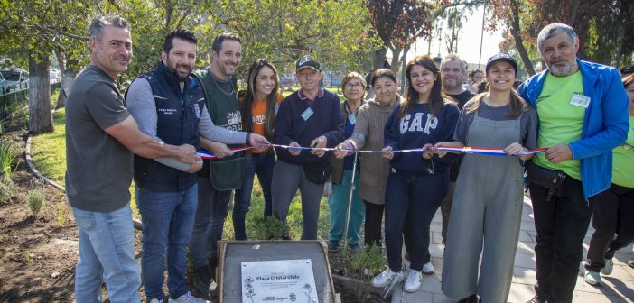 INAUGURACIÓN DE LA REMODELACIÓN DE LA PLAZA DE LA VILLA CRISTAL CHILE